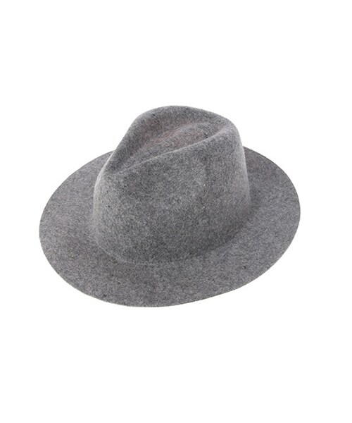 earth music&ecology（アースミュージックアンドエコロジー）の「広ツバフェルトハット（帽子・グレー/ブラック/キャメル・F）」の4枚目の写真