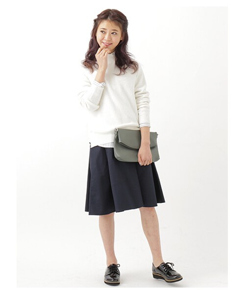 earth music&ecology（アースミュージックアンドエコロジー）の「ORiental TRafficメンズライクシューズ（シューズ・アイボリー/ブラック・S/M/L/LL）」の7枚目の写真