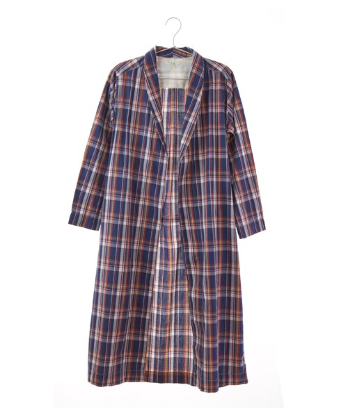 earth music&ecology(アースミュージックアンドエコロジー)の「チェックガウンシャツ(トップス・ブラック/レッド/ブルー・M/L)」の13枚目の写真