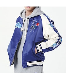 ROMANTIC CROWN | BOLYMPICK SOUVENIR JACKET_BLUE(ジャケット/アウター)