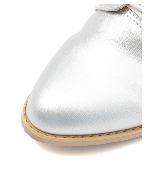 Green　Parks（グリーンパークス）の「レースアップシューズ（シューズ・ホワイト/シルバー/ブラック・M/L）」の8枚目の写真