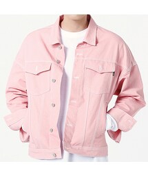 ROMANTIC CROWN | RAY COTTON JACKET_PINK(ジャケット/アウター)