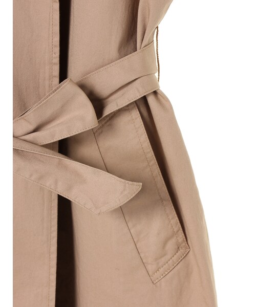 SEVENDAYS=SUNDAY(セブンデイズサンデイ)の「【Special Price】・ノースリーブ トレンチコート(ジャケット/アウター・ベージュ/カーキ/ネイビー・M/L)」の8枚目の写真