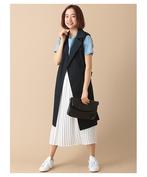 SEVENDAYS=SUNDAY(セブンデイズサンデイ)の「【Special Price】・ノースリーブ トレンチコート(ジャケット/アウター・ベージュ/カーキ/ネイビー・M/L)」の11枚目の写真