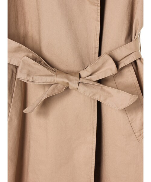 SEVENDAYS=SUNDAY(セブンデイズサンデイ)の「【Special Price】・ノースリーブ トレンチコート(ジャケット/アウター・ベージュ/カーキ/ネイビー・M/L)」の7枚目の写真