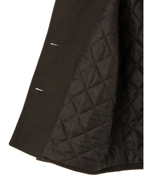 SEVENDAYS=SUNDAY（セブンデイズサンデイ）の「・ポリメルトンシングルPコート（ジャケット/アウター・カーキ・F）」の8枚目の写真