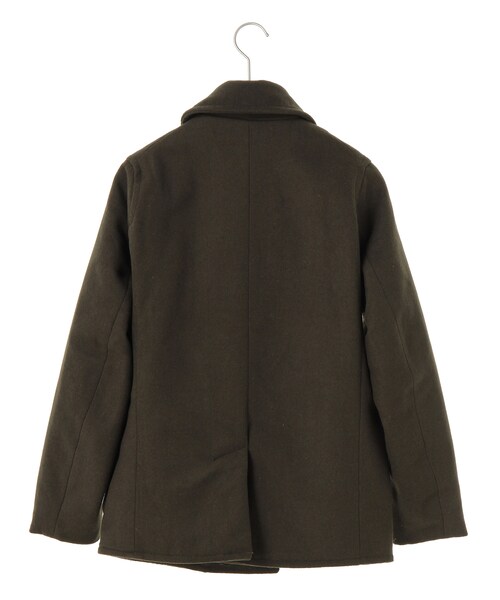 SEVENDAYS=SUNDAY（セブンデイズサンデイ）の「・ポリメルトンシングルPコート（ジャケット/アウター・カーキ・F）」の3枚目の写真