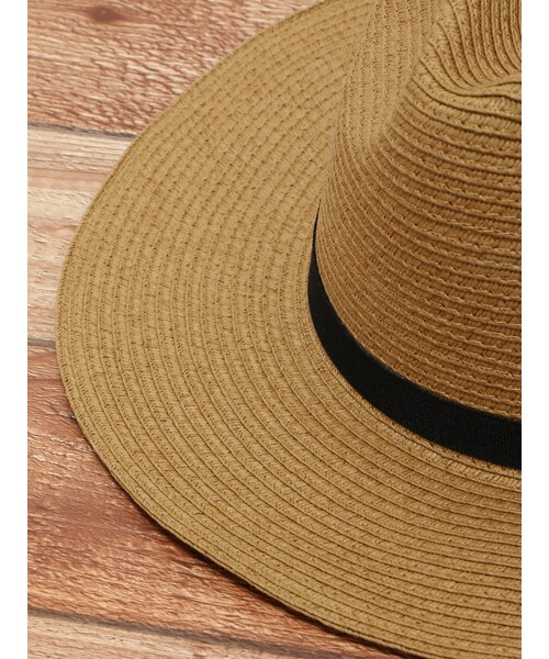 SEVENDAYS=SUNDAY（セブンデイズサンデイ）の「ロングブリム雑材ハット（帽子・オフホワイト/ベージュ/カーキ/ネイビー・F）」の9枚目の写真