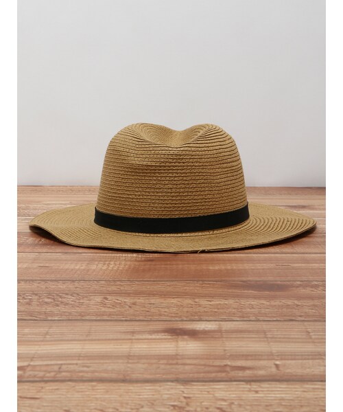 SEVENDAYS=SUNDAY（セブンデイズサンデイ）の「ロングブリム雑材ハット（帽子・オフホワイト/ベージュ/カーキ/ネイビー・F）」の6枚目の写真