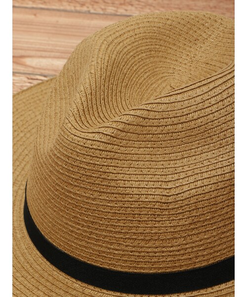 SEVENDAYS=SUNDAY（セブンデイズサンデイ）の「ロングブリム雑材ハット（帽子・オフホワイト/ベージュ/カーキ/ネイビー・F）」の8枚目の写真