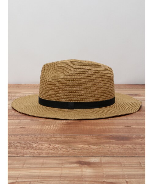 SEVENDAYS=SUNDAY（セブンデイズサンデイ）の「ロングブリム雑材ハット（帽子・オフホワイト/ベージュ/カーキ/ネイビー・F）」の7枚目の写真