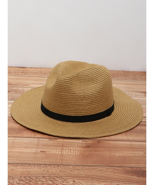 SEVENDAYS=SUNDAY（セブンデイズサンデイ）の「ロングブリム雑材ハット（帽子・オフホワイト/ベージュ/カーキ/ネイビー・F）」の2枚目の写真