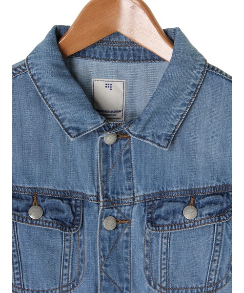 SEVENDAYS=SUNDAY(セブンデイズサンデイ)の「【Special Price】・10OZデニム Gジャン(ジャケット/アウター・インディゴ/ライトインディゴ・M/L)」の5枚目の写真