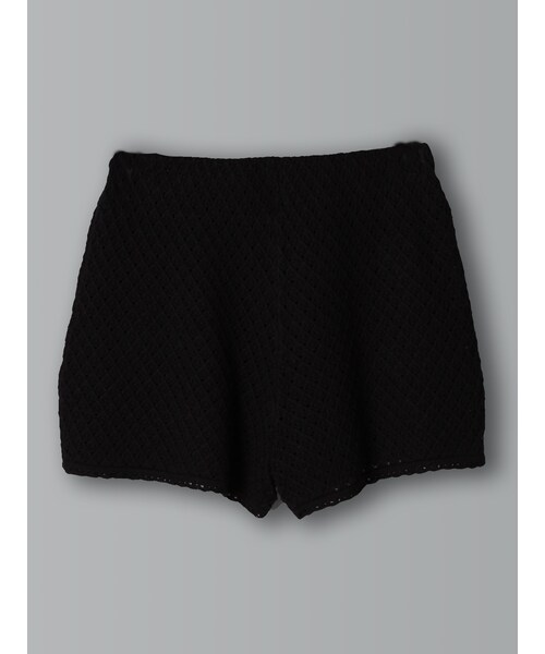 E hyphen world gallery Bon Bon（イーハイフンワールドギャラリーボンボン）の「クロシェショートパンツ（パンツ・ホワイト/グレー/ブラック/ピンク・S/M）」の6枚目の写真