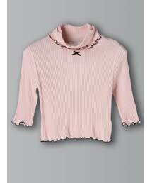 E hyphen world gallery Bon Bon | 5Sリブタートルニット(トップス)