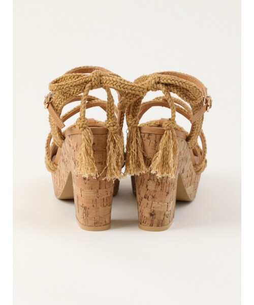 Honey Salon(ハニーサロン)の「マクラメサンダル(シューズ・レディース・アイボリー/ピンク/キャメル・23/23.5/24/24.5)」の6枚目の写真