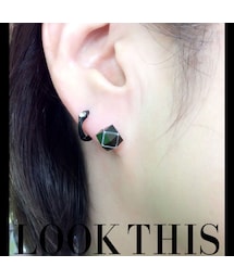 ノーブランド ピアス 両耳 no brand（ノーブランド）の「両耳用（2個セット） ローリング