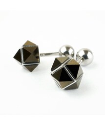 ノーブランド ピアス 両耳 no brand（ノーブランド）の「両耳用（2個セット） ピラミッド