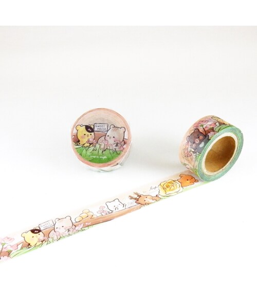 Handmade ハンドメイド の Spring Models 小徑文化 イラストレーターシリーズ マスキングテープ 台湾 Maskingtepe ステッカー テープ Wear