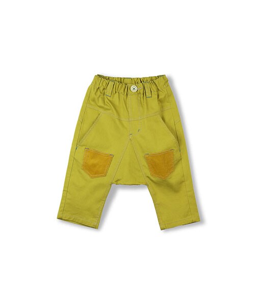 BRANSHES（ブランシェス）の「サルエル6分丈パンツ（その他パンツ・キッズ・カラシ/ロイヤルブルー・80～130）」の2枚目の写真