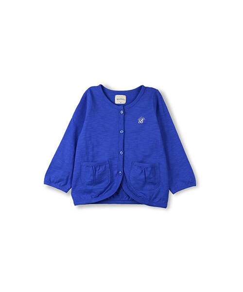 Branshes ブランシェス の ポケット付きカーディガン カーディガン ボレロ Wear