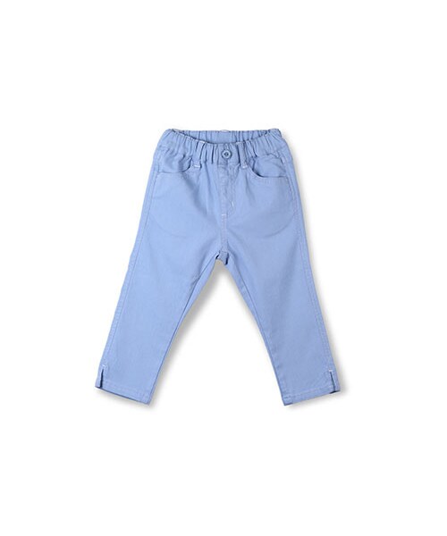 BRANSHES（ブランシェス）の「ストレッチ7分丈スキニーパンツ（その他パンツ・キッズ・オフホワイト/サックス/ネイビーブルー・80～150）」の3枚目の写真