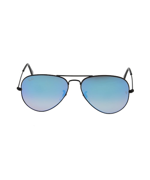 Ray-Ban（レイバン）の「レイバン AVIATOR GRADIENT FLASH RB3025-002/40-58（サングラス・ブラック・58□14-140）」の4枚目の写真