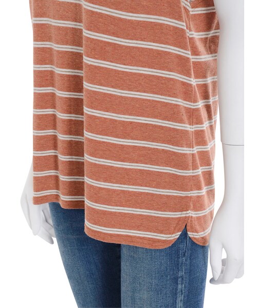 Ungrid（アングリッド）の「マルチボーダーポケットタンク（トップス・レディース・オフホワイト/オレンジ/ネイビー・F）」の11枚目の写真