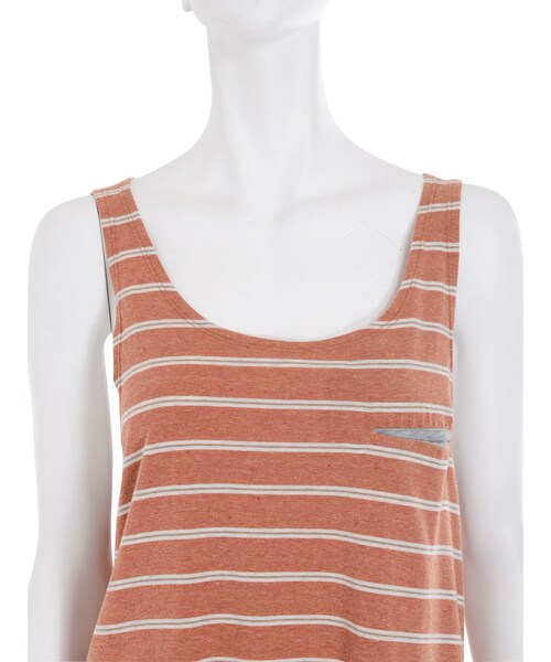 Ungrid（アングリッド）の「マルチボーダーポケットタンク（トップス・レディース・オフホワイト/オレンジ/ネイビー・F）」の8枚目の写真