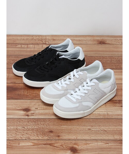SEVENDAYS=SUNDAY(セブンデイズサンデイ)の「NB CRT300 スニーカー(シューズ・ホワイト/ブラック・23cm/24cm/25cm)」の3枚目の写真