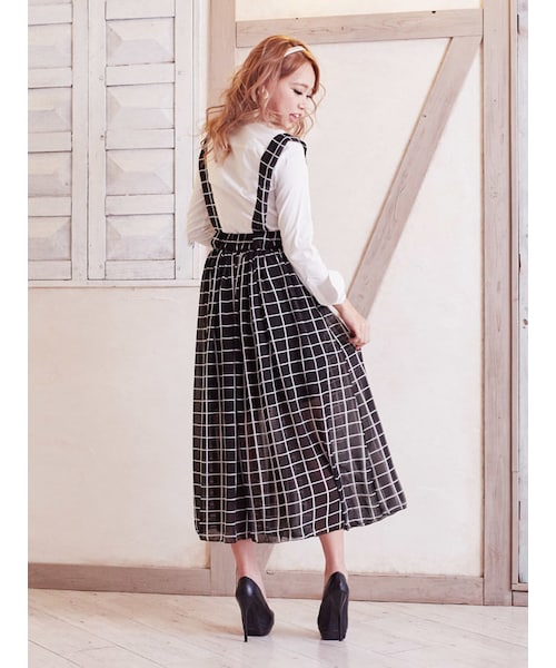 Ninarobe（ニーナローブ）の「【Nina-ニーナ-】シフォンロングフレアスカート(3colors)【1028/せがしぃ/瀬賀しおり】（スカート・レディース・その他）」の5枚目の写真