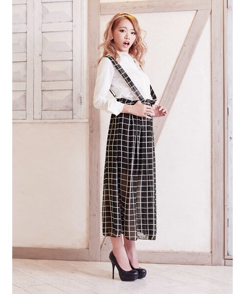 Ninarobe（ニーナローブ）の「【Nina-ニーナ-】シフォンロングフレアスカート(3colors)【1028/せがしぃ/瀬賀しおり】（スカート・レディース・その他）」の4枚目の写真