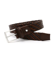 MEN'S BIGI | 【渡部篤郎さん着用 メンズクラブ4月号掲載】レザーメッシュベルト(ベルト)