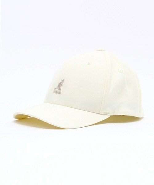 KANGOL（カンゴール）の「ユニセックス カンゴール ウール フレックスフィット キャップ KANGOL Wool Flexfit Baseball（キャップ・メンズ・ホワイト/ブラック/グレー/インディゴブルー/レッド・MEDIUM）」の2枚目の写真