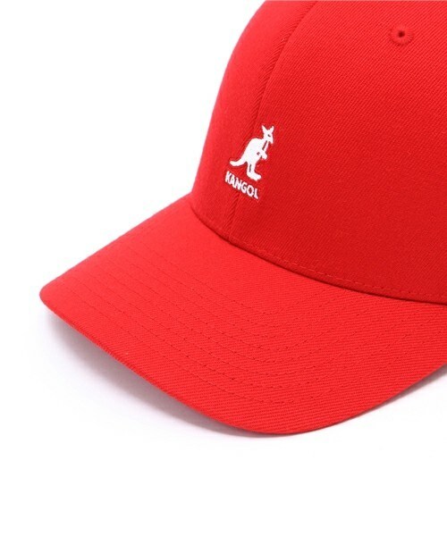 KANGOL（カンゴール）の「ユニセックス カンゴール ウール フレックスフィット キャップ KANGOL Wool Flexfit Baseball（キャップ・メンズ・ホワイト/ブラック/グレー/インディゴブルー/レッド・MEDIUM）」の8枚目の写真