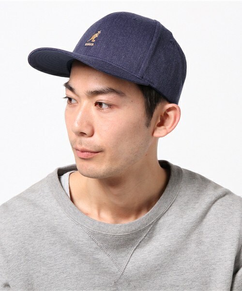 KANGOL（カンゴール）の「ユニセックス カンゴール ウール フレックスフィット キャップ KANGOL Wool Flexfit Baseball（キャップ・メンズ・ホワイト/ブラック/グレー/インディゴブルー/レッド・MEDIUM）」の13枚目の写真