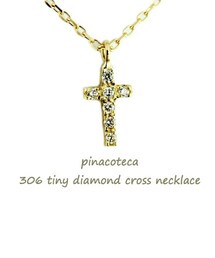 pinacoteca | ピナコテーカ 306 タイニー ダイヤモンド クロス ネックレス(ネックレス)