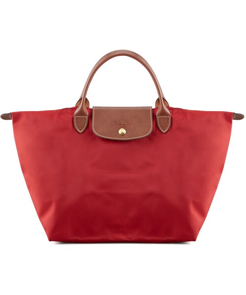 LONGCHAMP(ロンシャン)の「Longchamp Le Pliage Handbag, Deep Red(トートバッグ・レディース・Red・One Size)」の1枚目の写真