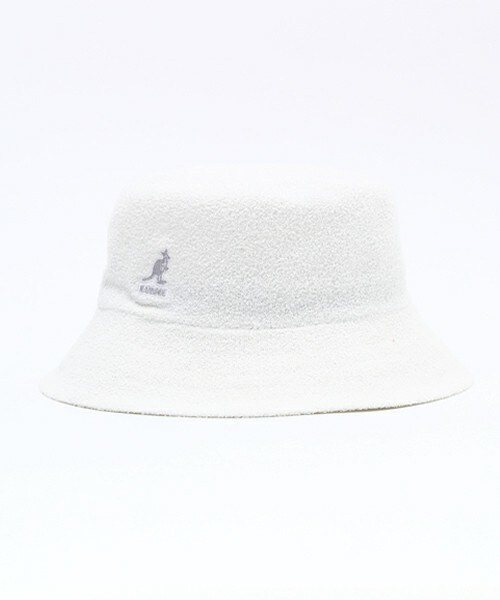 KANGOL(カンゴール)の「ユニセックス カンゴール バミューダ バケットハット KANGOL Bermuda Bucket(ハット・メンズ・ホワイト/ブラック/レッド・MEDIUM)」の2枚目の写真