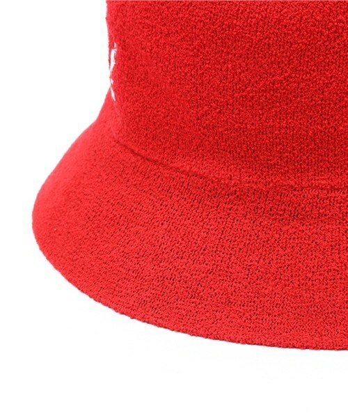 KANGOL(カンゴール)の「ユニセックス カンゴール バミューダ バケットハット KANGOL Bermuda Bucket(ハット・メンズ・ホワイト/ブラック/レッド・MEDIUM)」の7枚目の写真