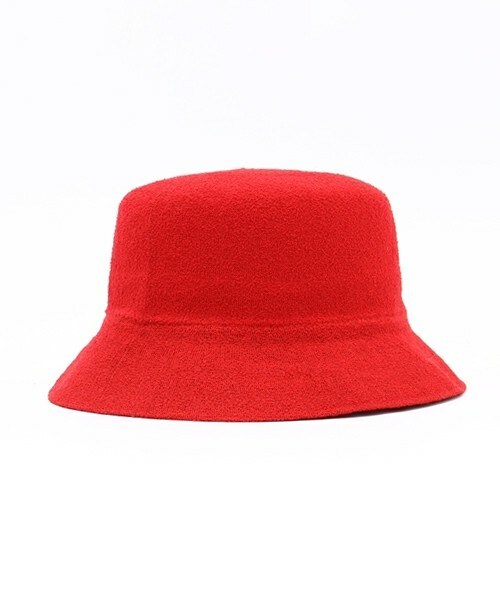 KANGOL(カンゴール)の「ユニセックス カンゴール バミューダ バケットハット KANGOL Bermuda Bucket(ハット・メンズ・ホワイト/ブラック/レッド・MEDIUM)」の5枚目の写真