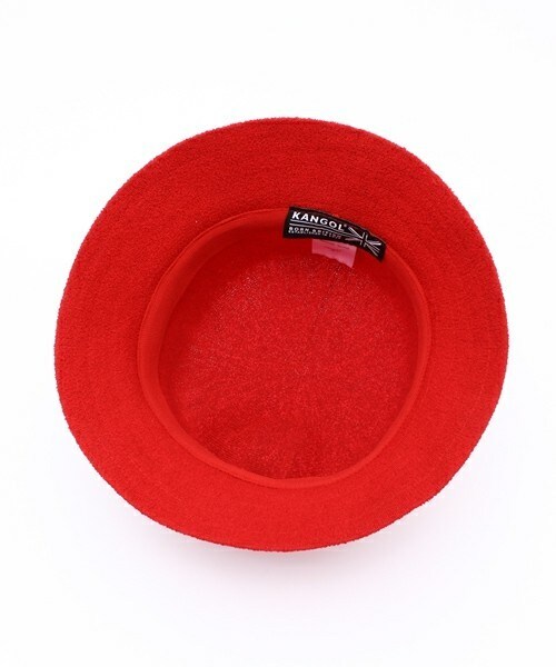 KANGOL(カンゴール)の「ユニセックス カンゴール バミューダ バケットハット KANGOL Bermuda Bucket(ハット・メンズ・ホワイト/ブラック/レッド・MEDIUM)」の8枚目の写真