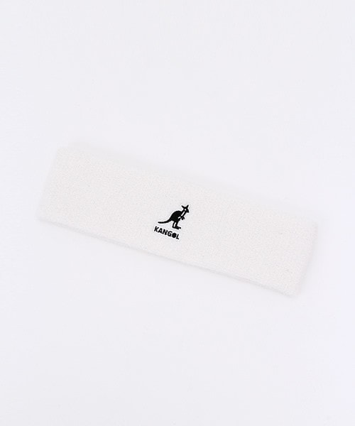 KANGOL（カンゴール）の「ユニセックス カンゴール ヘッドバンド KANGOL Bermuda Headband（ヘアバンド・メンズ・ホワイト/ブラック・ONE SIZE）」の2枚目の写真