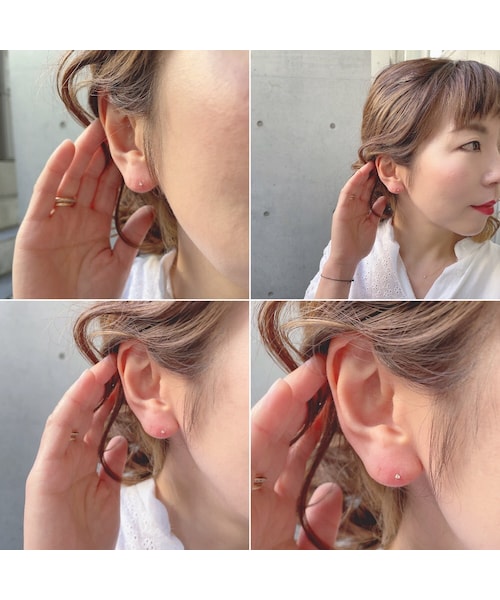 トゥープライ　キャビアダイヤモンドピアス トゥープライ♡キャビアダイヤモンドピアス