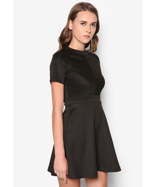 ZALORA(-)の「Collection Layered Panel Dress(ワンピース/ドレス・レディース・Black・XS/S/M/L/XL)」の2枚目の写真