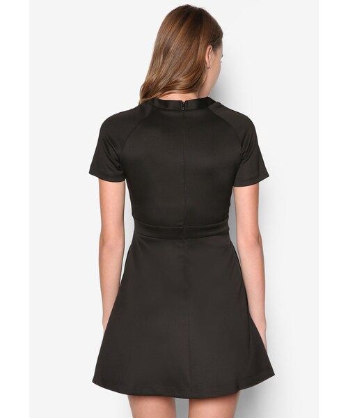 ZALORA(-)の「Collection Layered Panel Dress(ワンピース/ドレス・レディース・Black・XS/S/M/L/XL)」の3枚目の写真