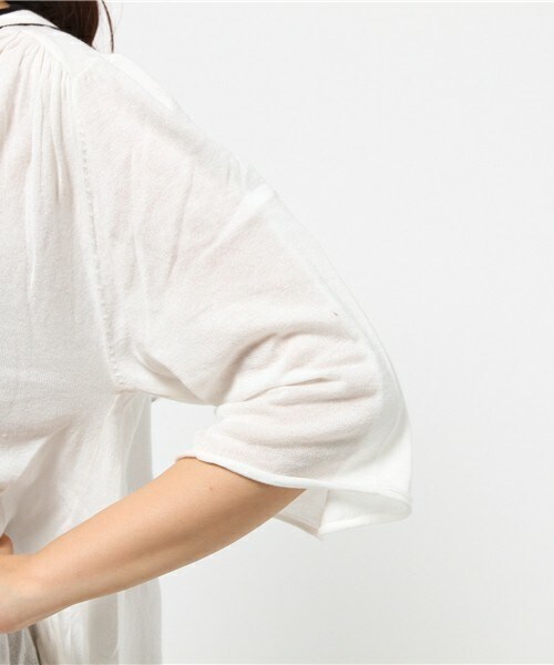 FRAPBOIS（フラボア）の「ピマニット（ニット/セーター・レディース・ホワイト/ブラック/ネイビー・1）」の7枚目の写真