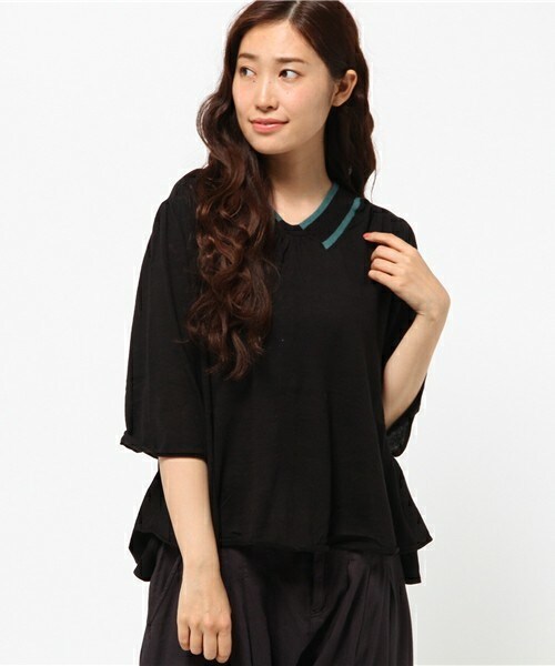 FRAPBOIS（フラボア）の「ピマニット（ニット/セーター・レディース・ホワイト/ブラック/ネイビー・1）」の2枚目の写真