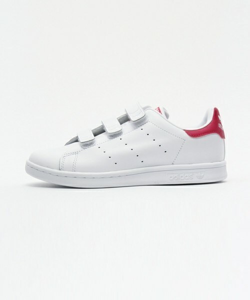 adidas（アディダス）の「キッズ アディダス スタンスミス コンフォート ベルクロ adidas STAN SMITH CF C B32706（スニーカー・キッズ・ホワイト・20cm/21cm/17cm/18cm/19cm）」の2枚目の写真