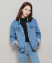 DHOLIC | ウォッシング3COLORSブルーデニムジャケット(デニムジャケット)